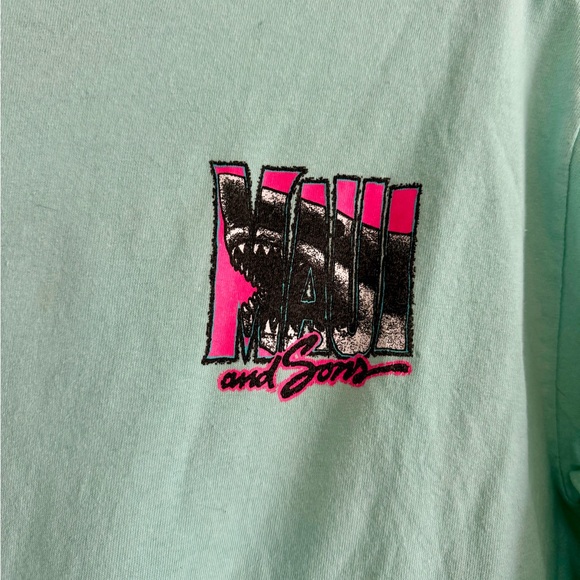 Maui and Sons Mint Green Long Sleeve Tee - Picture 2 of 4